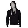 PODHIO FELPA AUTHENTIC 360 UOMO CON ZIP E CAPPUCCIO Nero
