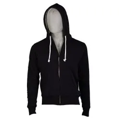 PODHIO FELPA AUTHENTIC 360 UOMO CON ZIP E CAPPUCCIO Nero