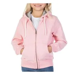 PODHIO FELPA AUTHENTIC 360 JUNIOR CON ZIP E CAPPUCCIO Rosa