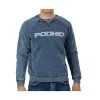PODHIO FELPA UOMO AUTHENTIC 360 STONE WASHED GIROCOLLO Indigo