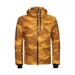 HEAD STORM Jacket Men Crinkle Camo Yellow
