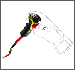 LEKI WCR GS CARBON 3D Neon Rosso -Vendite Rossignol A20 leki 65067671 2 P