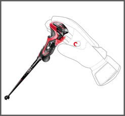 LEKI AIRFOIL 3D Nero/rosso -Vendite Rossignol A20 leki 65067951 2 P