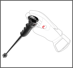 LEKI DETECT S Nero -Vendite Rossignol A20 leki 65068113 2 P