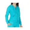PODHIOFELPA FULL ZIP LIGHT 280 "TERRA" DONNA Turchese