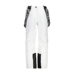 CMP Salopette Sci Clima Protect In Twill Da Bambina White