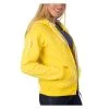 PODHIO FELPA AUTHENTIC 360 DONNA CON ZIP E CAPPUCCIO Giallo