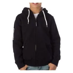 PODHIO FELPA AUTHENTIC 360 JUNIOR CON ZIP E CAPPUCCIO Nero