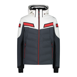 CMP Man Jacket Zip Hood Titanio
