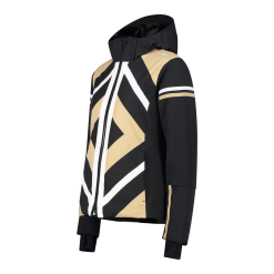 CMP Woman Jacket Zip Hood Nero Sesamo -Vendite Rossignol A22 cmp 32W025604UM 2 P