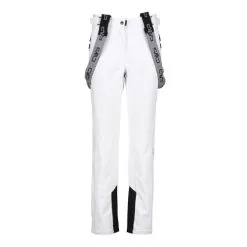 CMP Salopette Donna Da Sci In Softshell Bianco