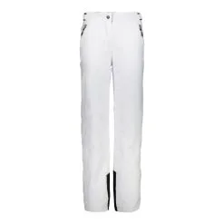 CMP Pantaloni Sci Stretch Clima Protect Da Donna White