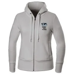 ENERGIAPURA PHOENIX - Felpa Con Zip E Cappuccio LADY Bianco Ottico
