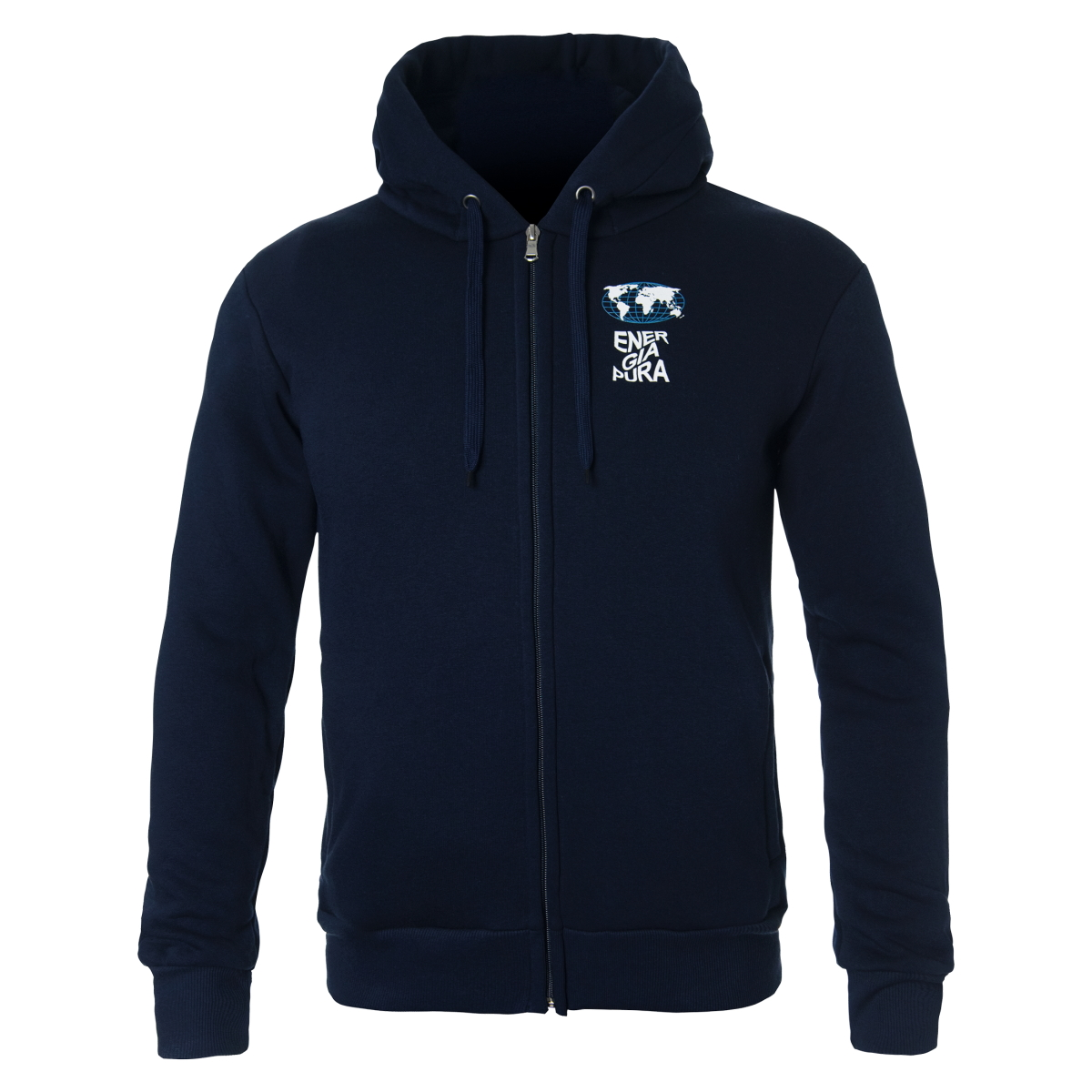 ENERGIAPURA KILCOCK - FELPA FULL ZIP E CAPPUCCIO SR Blu 1 ENERGIAPURA KILCOCK - FELPA FULL ZIP E CAPPUCCIO SR Blu