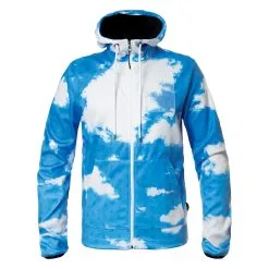 ENERGIAPURA CIELO - FELPA FULL ZIP E CAPPUCCIO SR Cielo Celeste