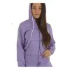 PODHIO FELPA AUTHENTIC 360 DONNA CON ZIP E CAPPUCCIO Lavanda