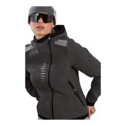 RH+ HOODY WOOLY SWEATER Dark Grey Melange