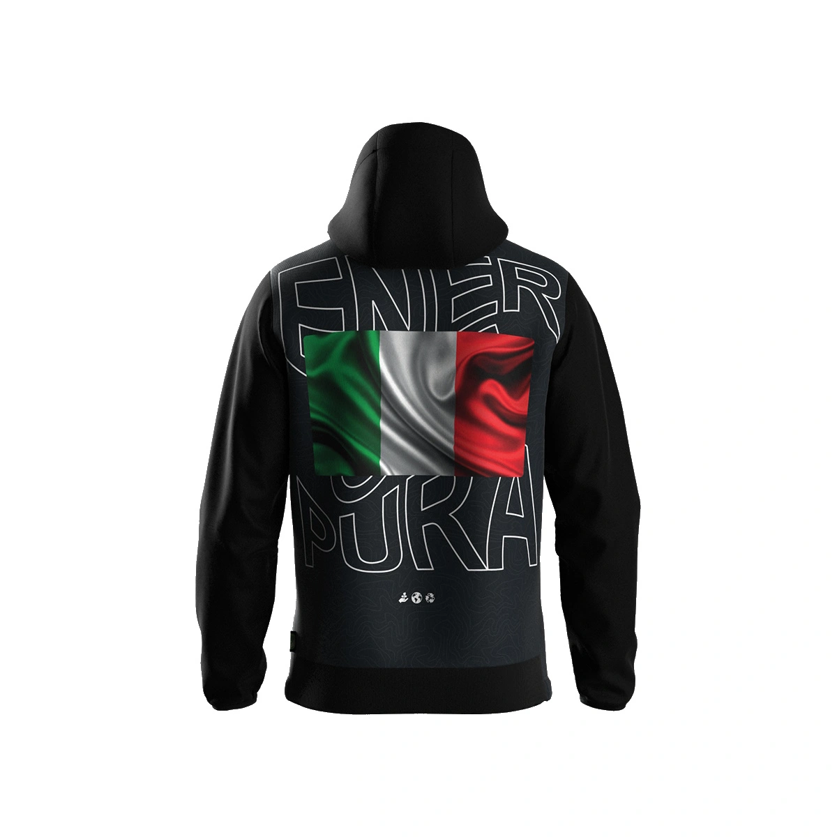 ENERGIAPURA FELPA FULL ZIP E CAPPUCCIO SISAK FLAG SR Italy 2 ENERGIAPURA FELPA FULL ZIP E CAPPUCCIO SISAK FLAG SR Italy - immagine 2